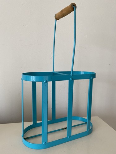 Vintage painted aqua blue