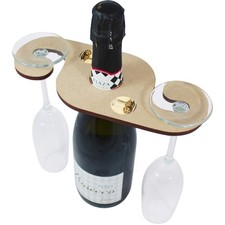 'Milk and Cookies' Wooden Wine