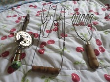 3 ANTIQUEs Milk Bottle Metal