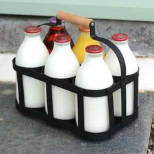 Milk Bottle Holder Metal