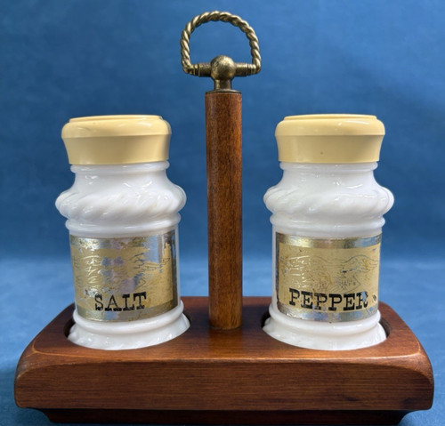 Vintage milk glass salt - milk,