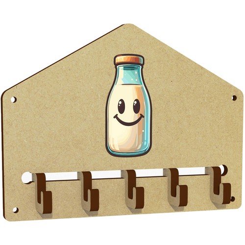 Cute milk bottle key holder - 'cute, bottle'