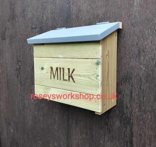 Wall mount porch wooden milk - mount,